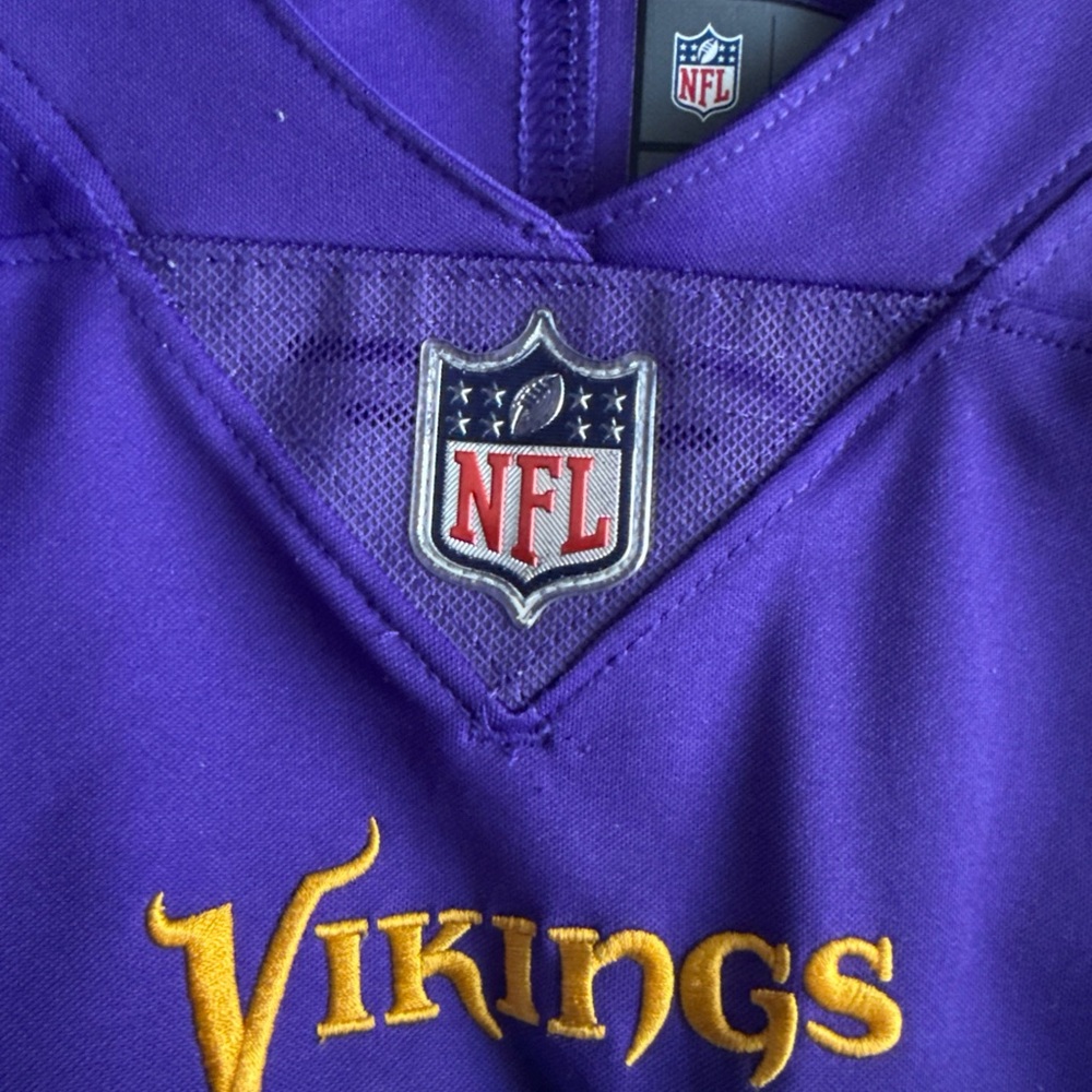Men’s Nike DALVIN COOK #33 MINNESOTA VIKINGS Vapor Limited Jersey Sz XL - Purple - Picture 5 of 6
